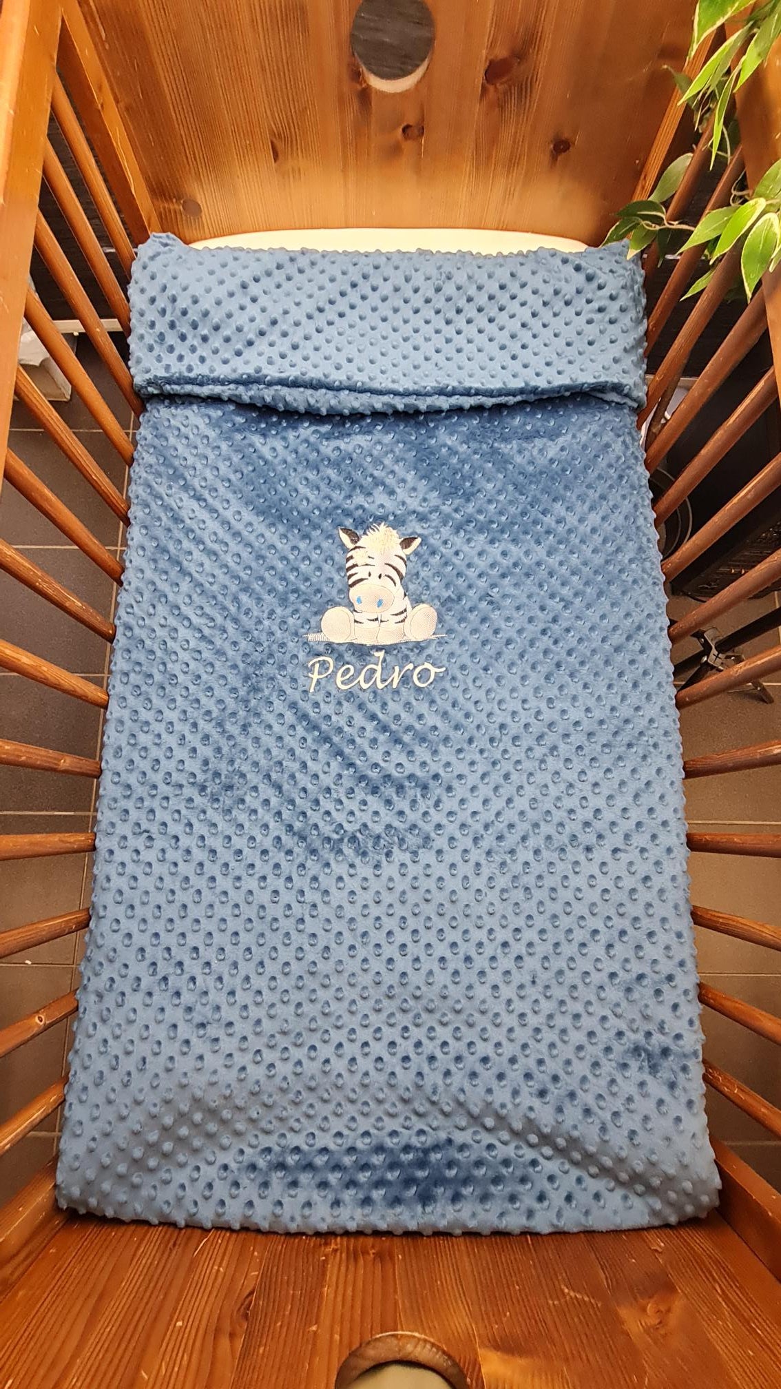 Créez Votre Couverture Personnalisée 90cm x 140cm | Double Minky | Garçon