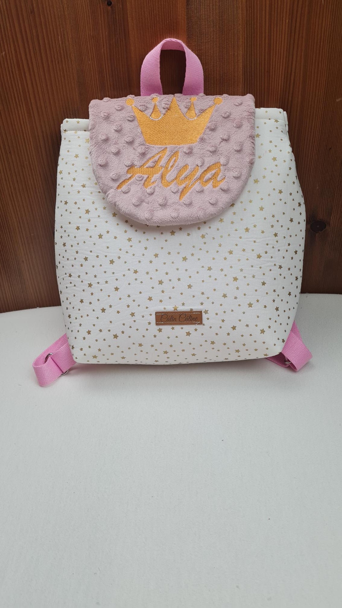 Créez Votre Sac à dos bébé -Mink- Personnalisé | 0-3 ans Fille | 28x23 cm