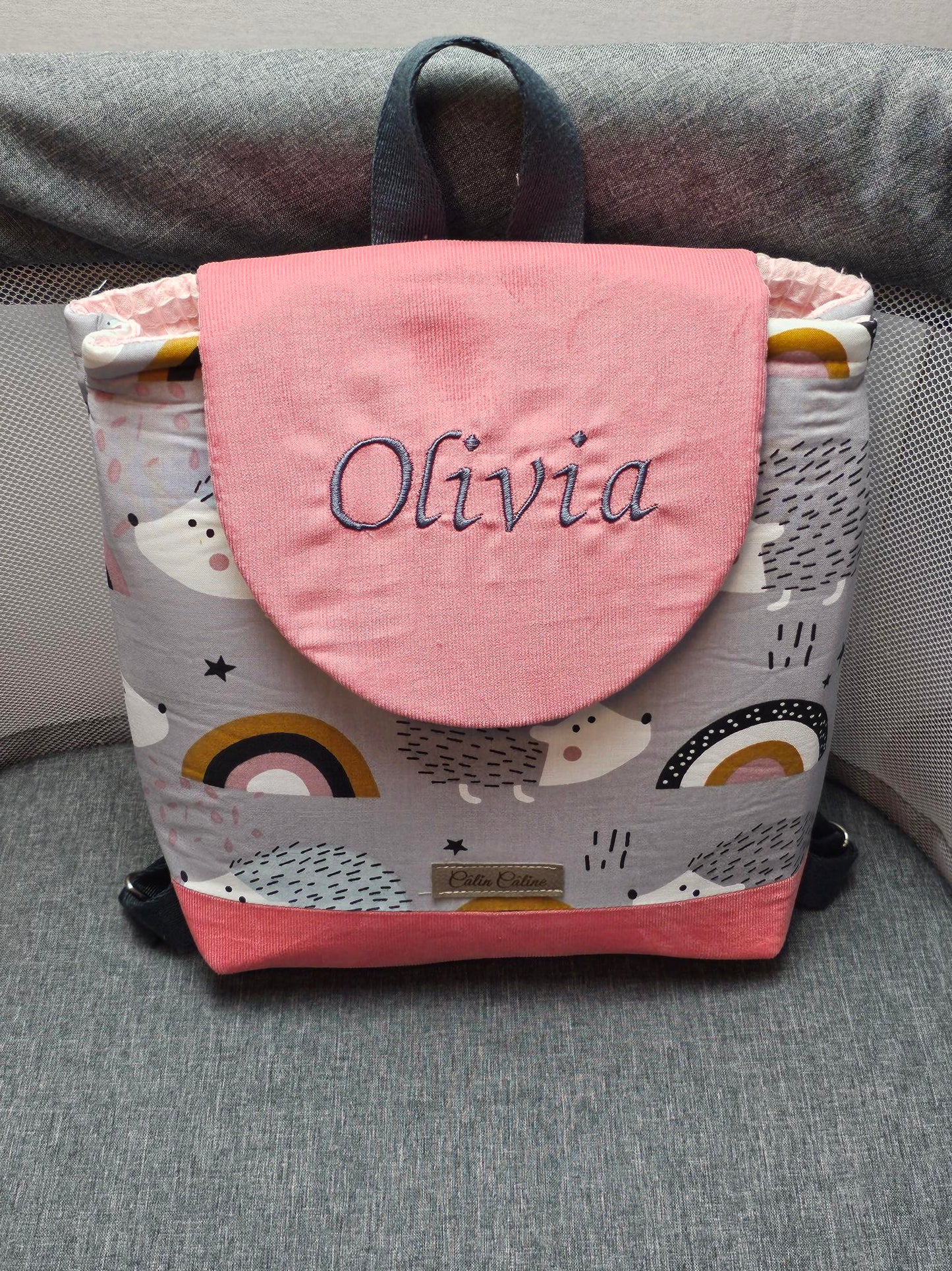 Sac à dos bébé Vuli Premium | 0-3 ans fille | 28x23 cm | A personnaliser