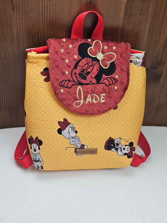 Créez Votre Sac à dos bébé -Mink- Personnalisé | 0-3 ans Fille | 28x23 cm
