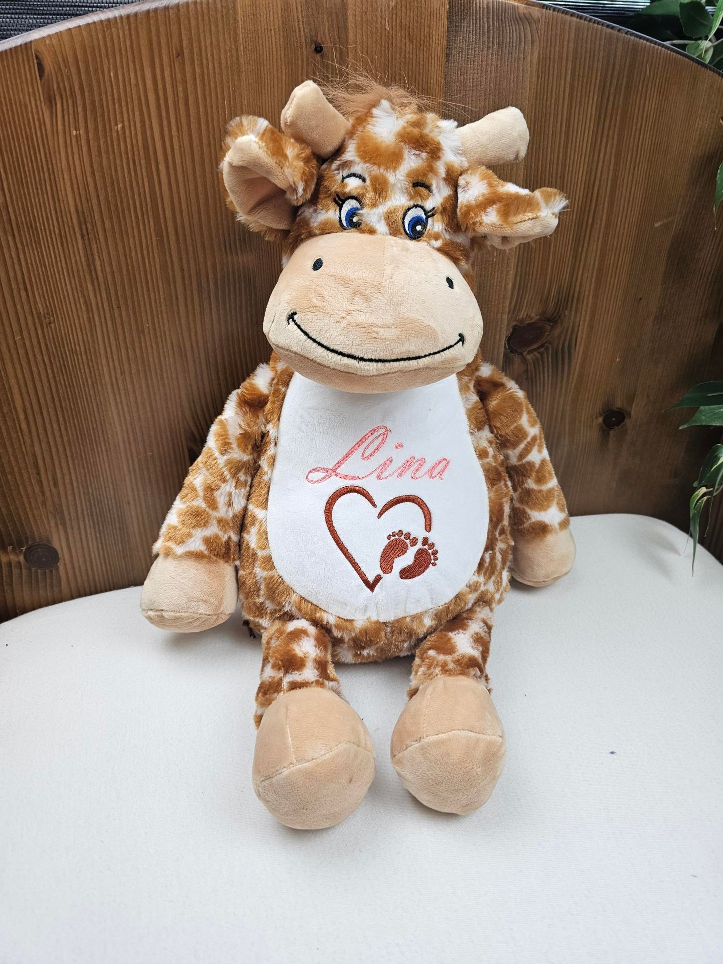 Peluche Mumbles Zippies Brodée | Girafe | A personnaliser