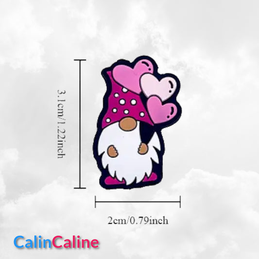 Attache Sucette A Perles En Silicone | Prénom Personnalisée | Gnome Rose