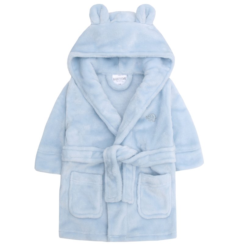 Peignoir enfant | Bleu ciel | Personnalisé avec prénom | 3 tailles