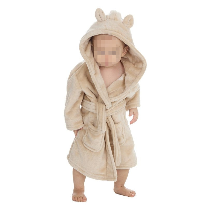 Peignoir enfant | Caramel | Personnalisé avec prénom | 3 tailles