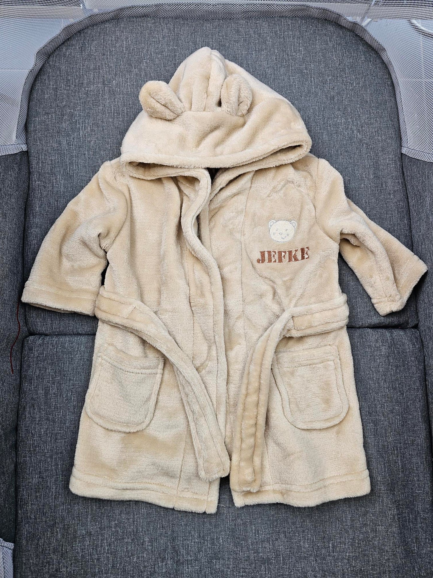 Peignoir enfant | Caramel | Personnalisé avec prénom | 3 tailles