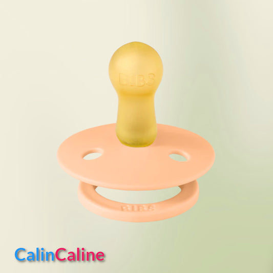 Sucette BIBS Colour | 0 - 6 mois | Couleur Pêche