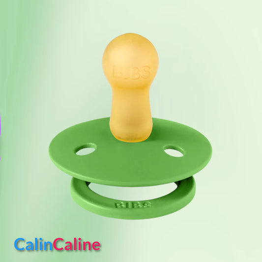 Sucette BIBS Colour | 0 - 6 mois | Couleur Vert Poire