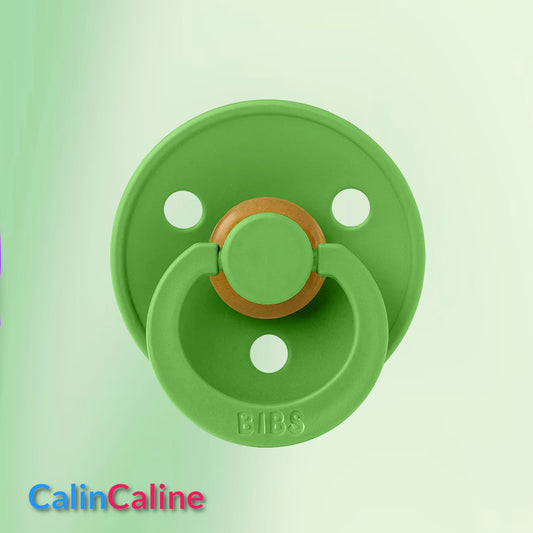 Sucette BIBS Colour | 0 - 6 mois | Couleur Vert Poire