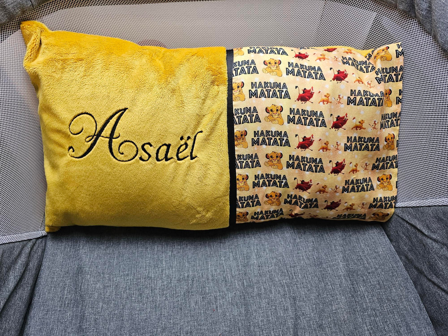 Créez Votre Coussin décoratif pour chambre d'enfant | Lisse | 50cm x 30cm