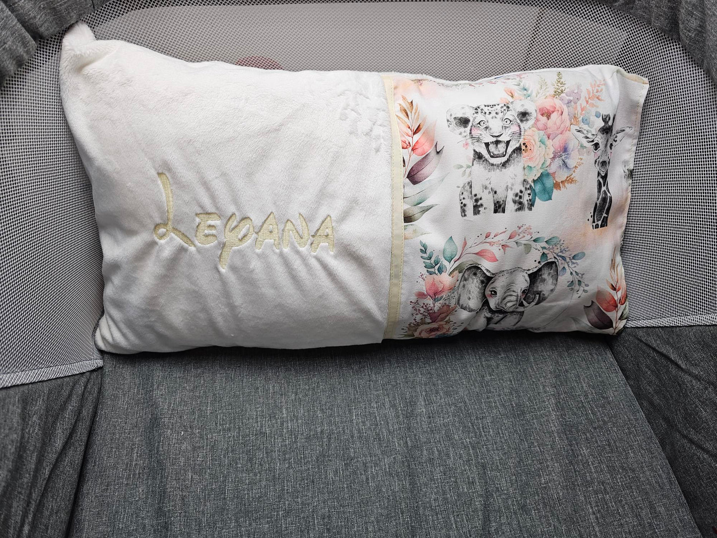 Créez Votre Coussin décoratif pour chambre d'enfant | Lisse | 50cm x 30cm