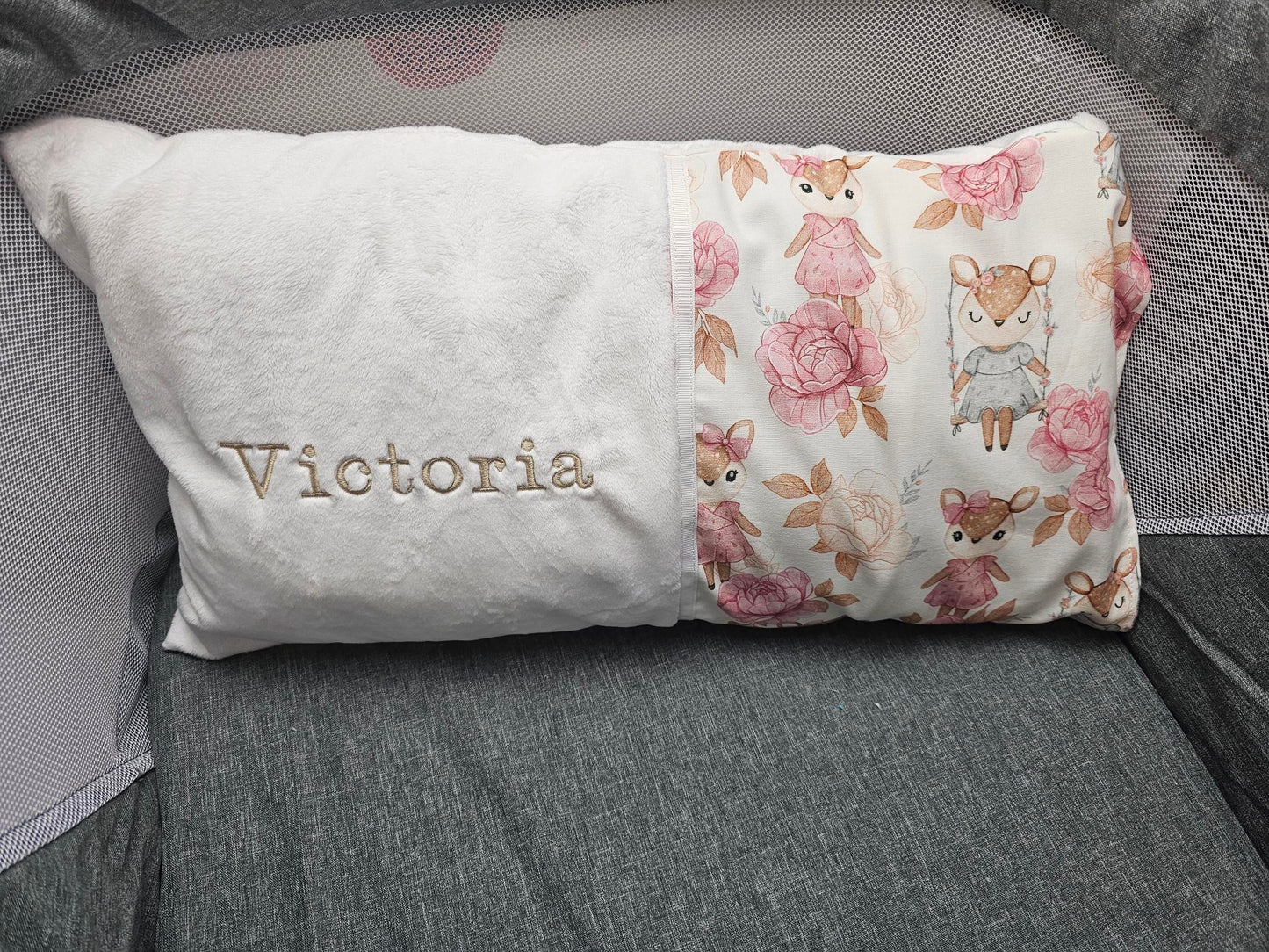 Créez Votre Coussin décoratif pour chambre d'enfant | Lisse | 50cm x 30cm