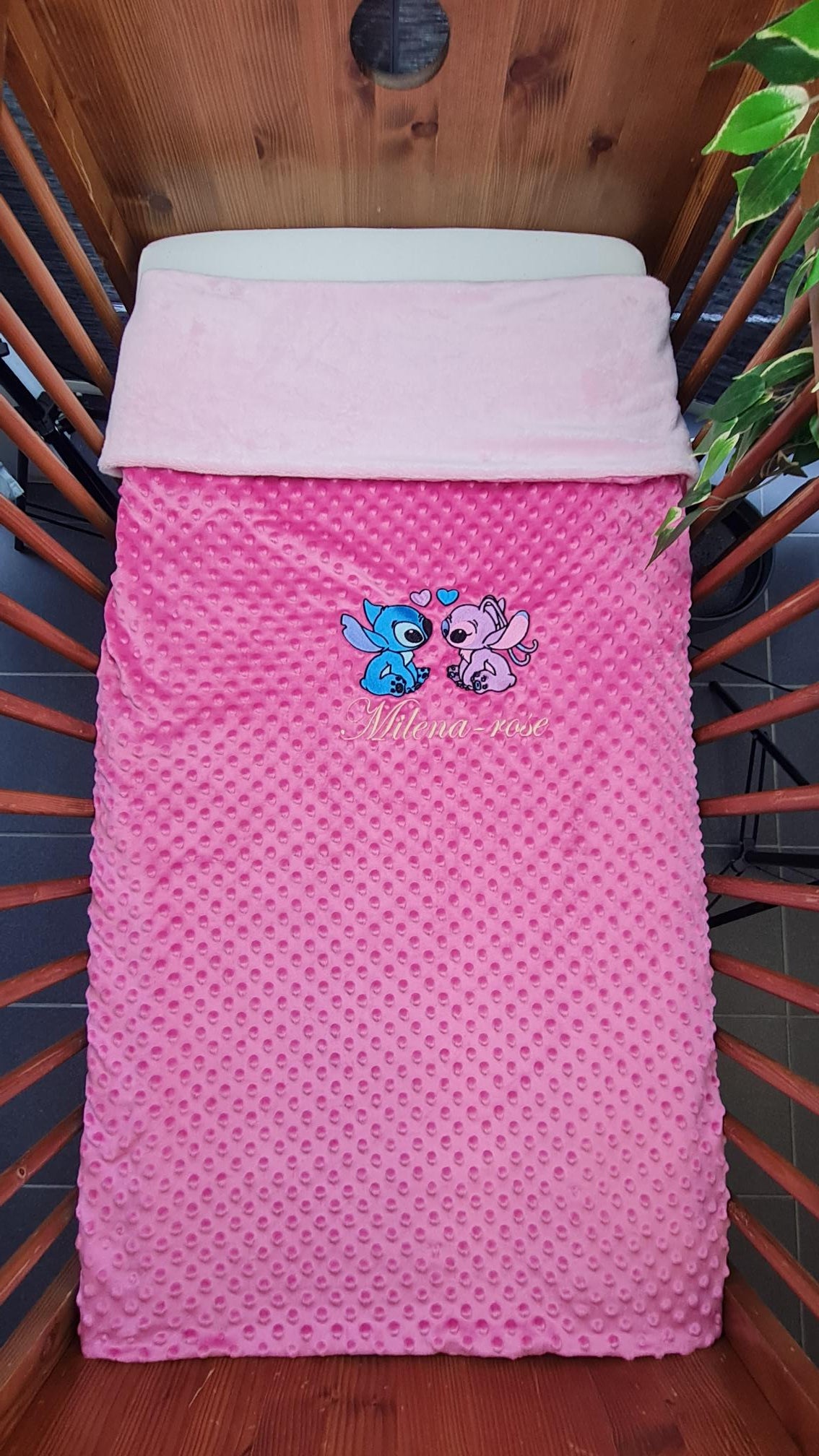Créez Votre Couverture Personnalisée 90cm x 140cm | Double Minky | Fille