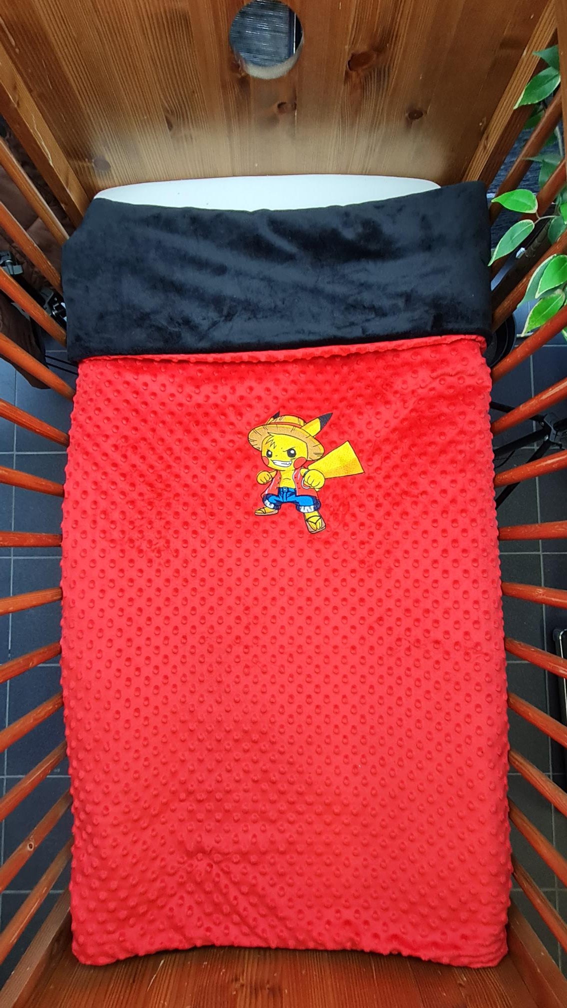 Créez Votre Couverture Bébé Brodée 90cm x 140cm | Double Minky Garçon