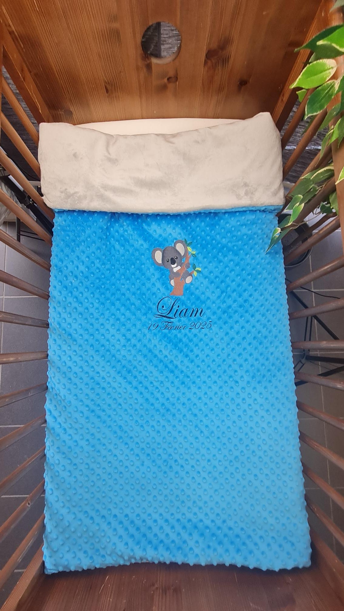 Créez Votre Couverture Personnalisée 90cm x 140cm | Double Minky | Garçon