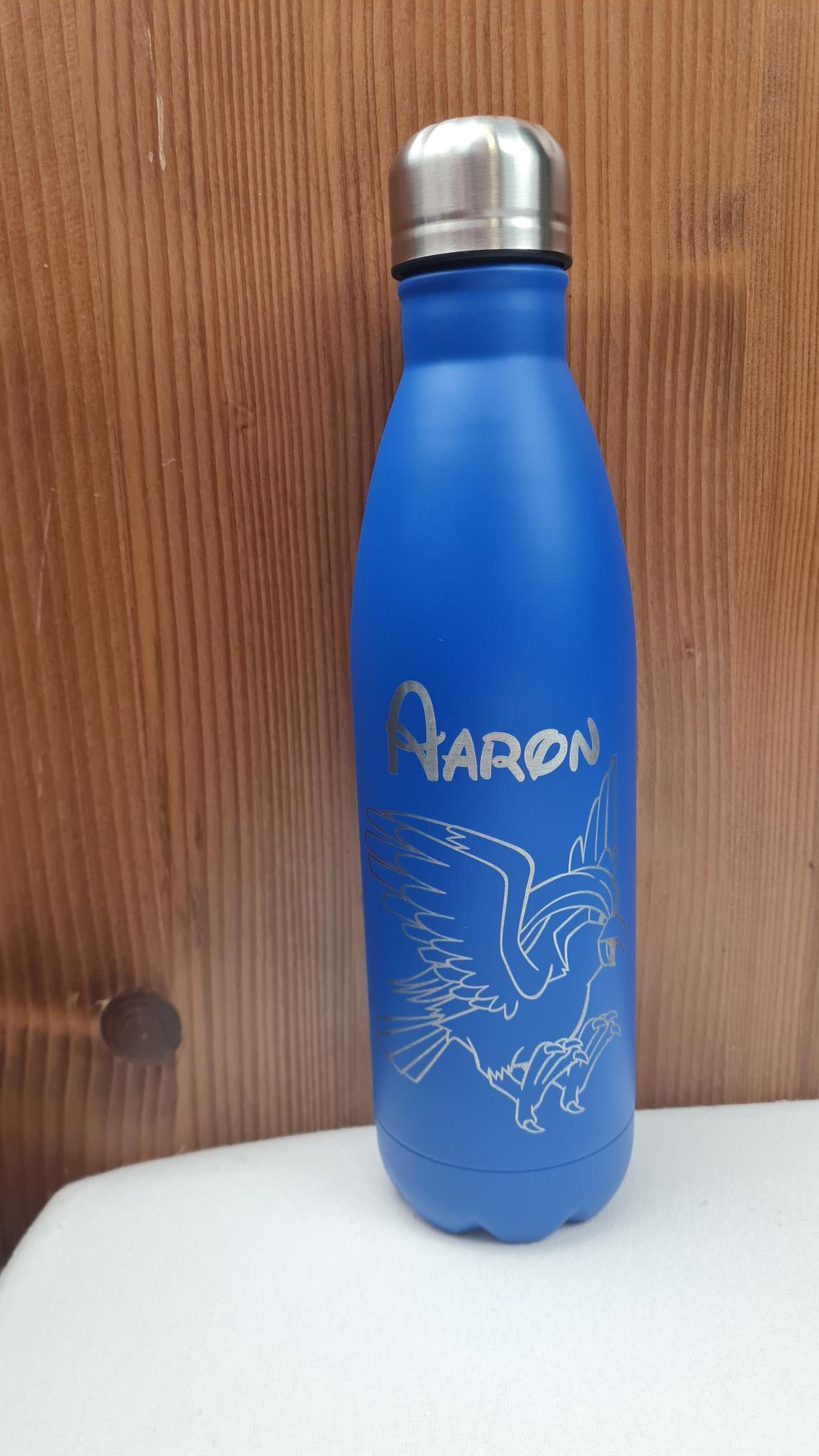 Gourde en Acier Inox 750 ml | Bleu | Gravure Personnalisée - Calincaline.be