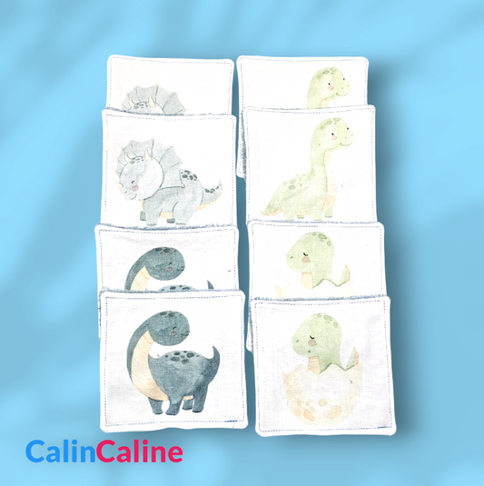 Créez Votre Panier à Lingettes Lavables Pour Bébé | Dinosaures