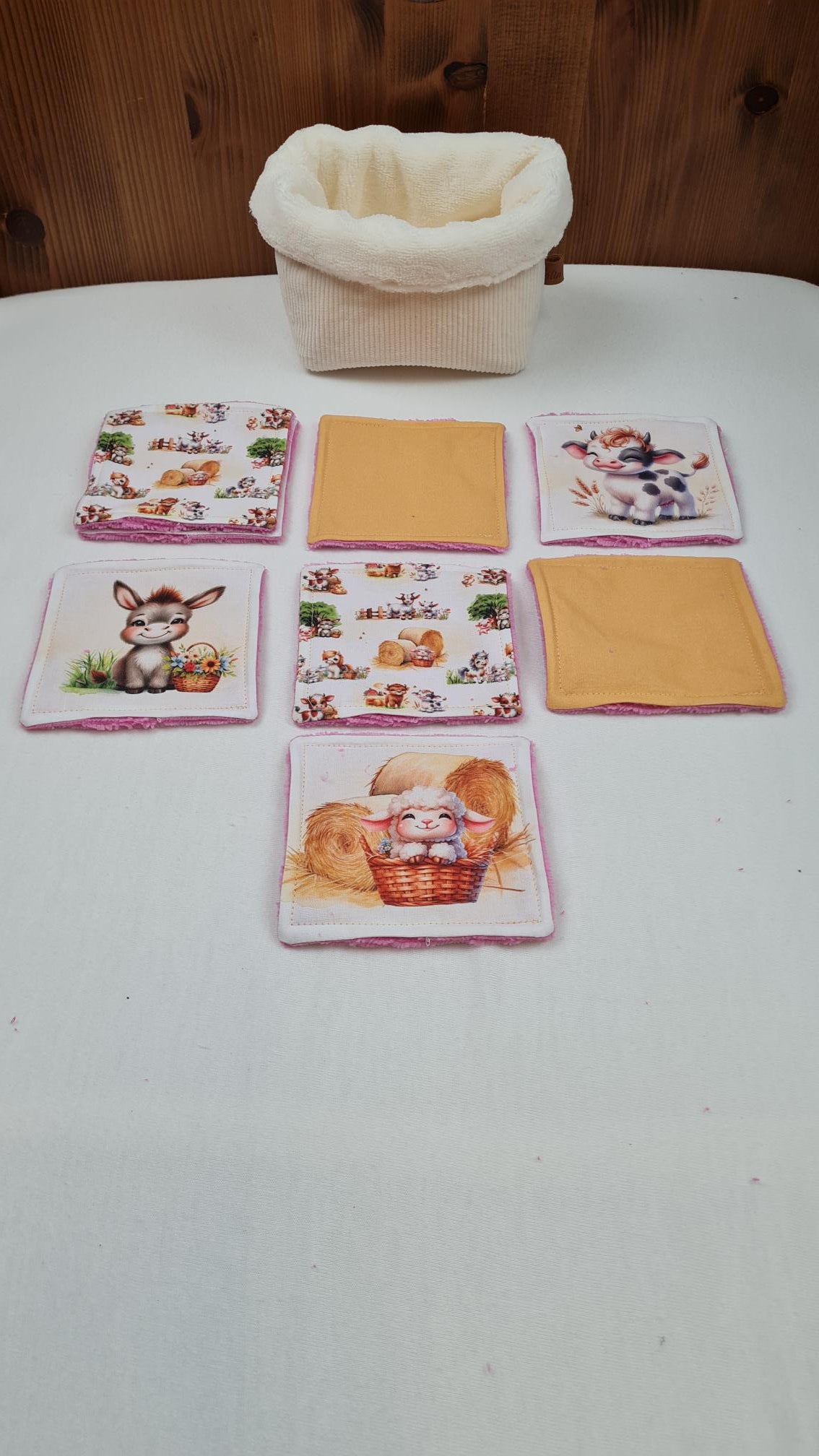 Créez Votre Panier à Lingettes Lavables Pour Bébé | Ferme Vachette
