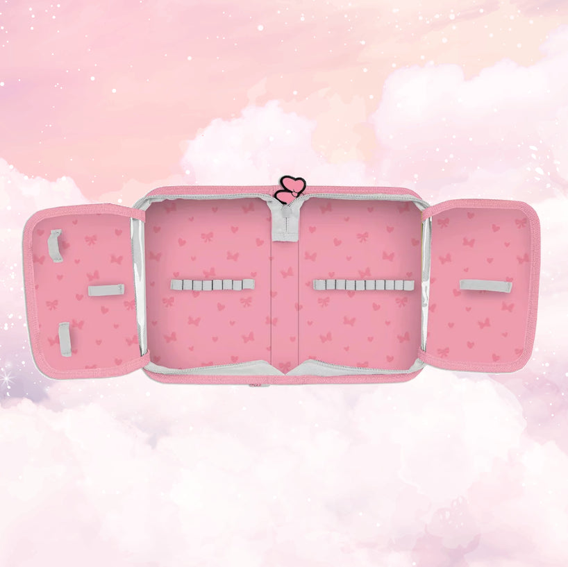 Plumier enfant 19cm | Minnie Girls Gris | Sans ustensiles