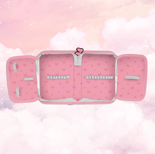 Plumier enfant 19cm | Minnie Girls Gris | Sans ustensiles