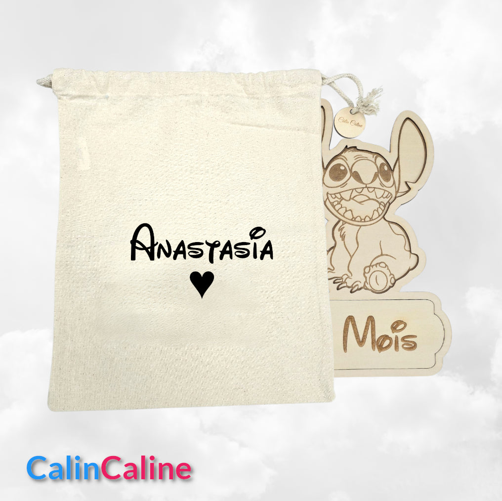 Cartes étapes avec Personnage 20cm Au Choix | A Personnaliser | Minnie - Calincaline.be