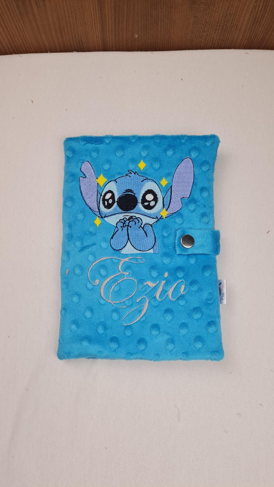 Créez Votre Protège Carnet -Minky- 23x18cm | Premium | Garçon - Calincaline.be