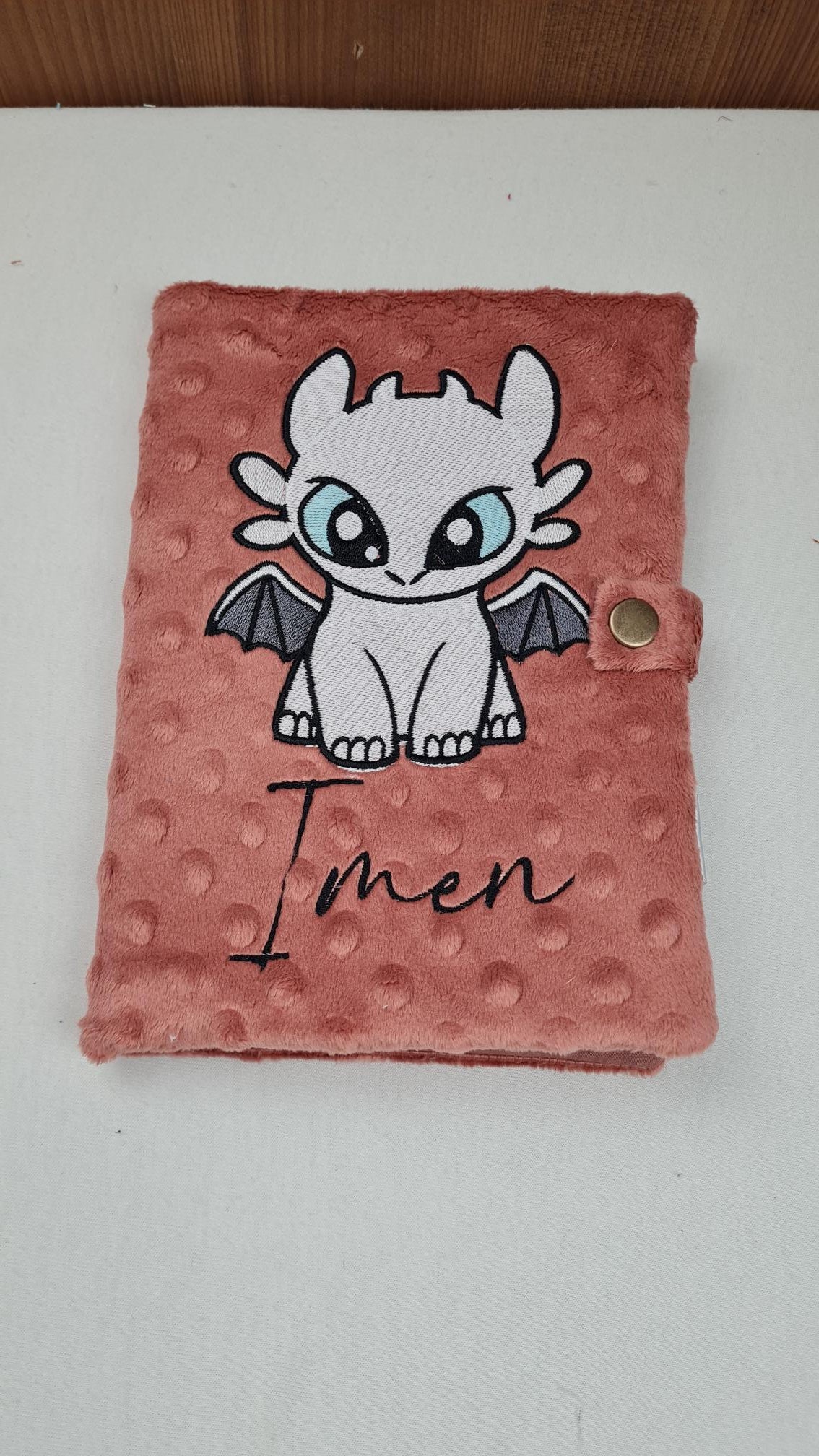 Créez Votre Protège Carnet -Minky- 23x18cm | Premium | Garçon - Calincaline.be