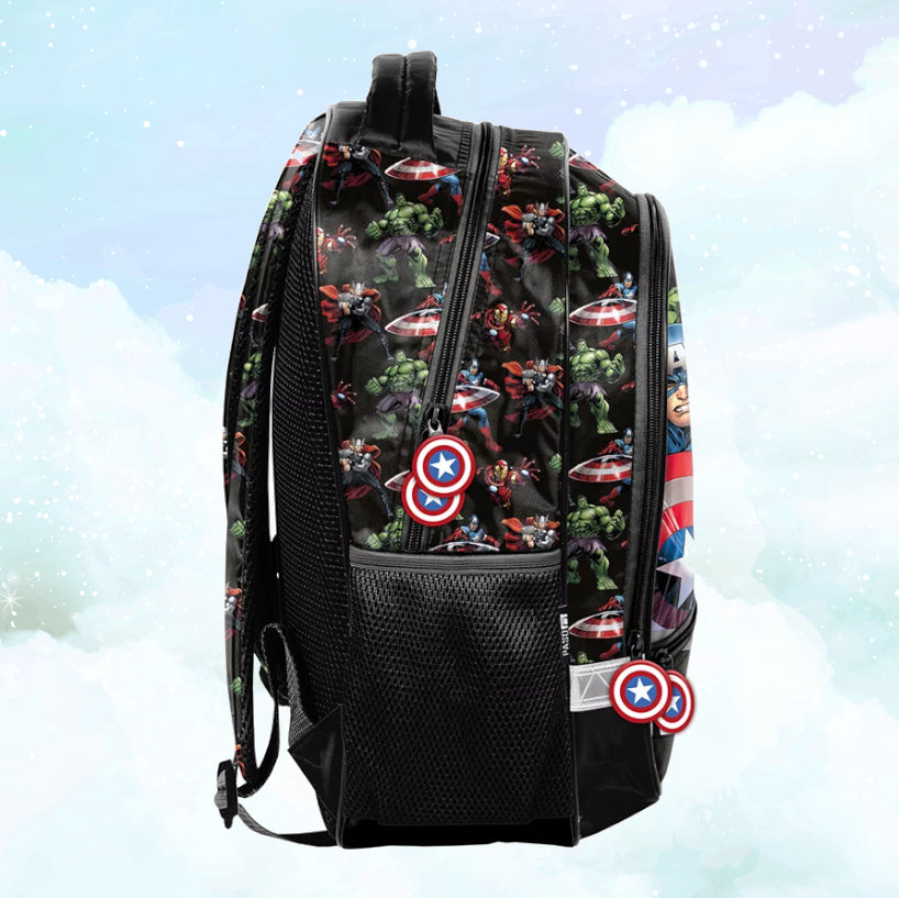 Sac à Dos Enfant Premium 41cm | Avengers | 2 Compartiments