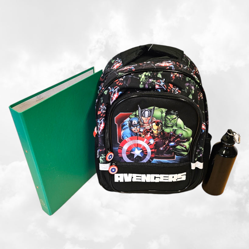Sac à Dos Enfant Premium 41cm | Avengers | 2 Compartiments