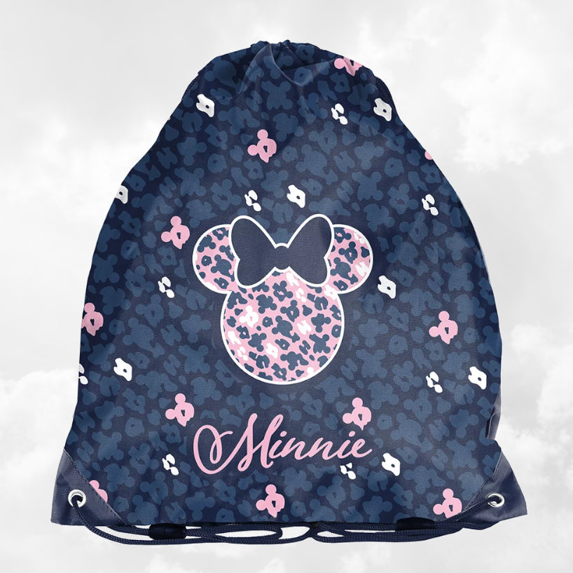 Sac de gym | Sac à chaussures Enfant 38cm | Minnie Bleu
