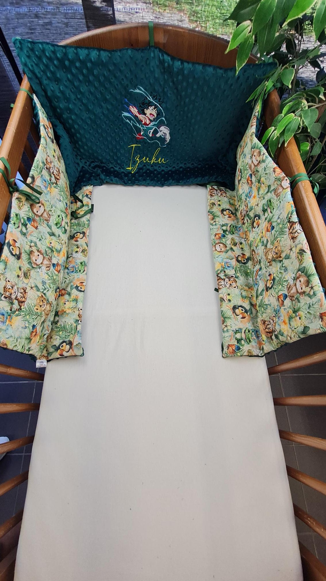 Créez Votre Tour de Lit -Minky- Personnalisé | 3 panneaux 60/70cm x 40cm | Garçon - Calincaline.be