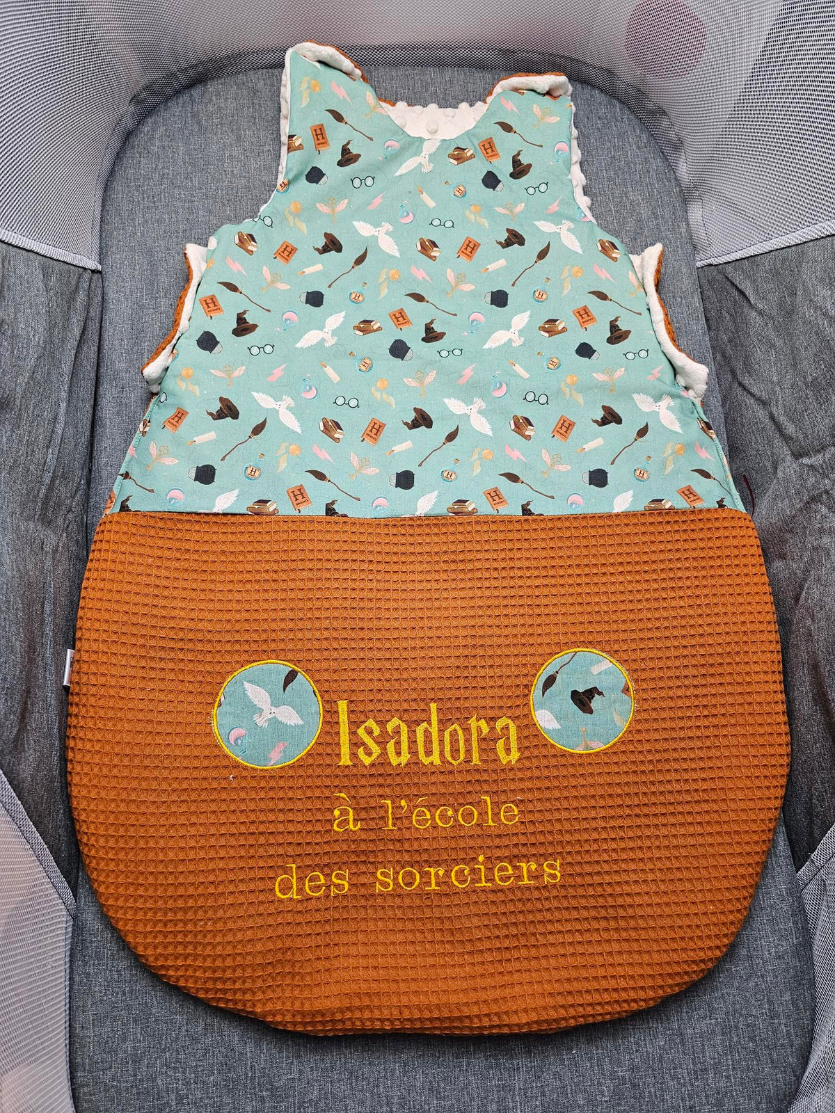 Gigoteuse Personnalisée Garçon 0-6m et 6-12m - Calincaline.be