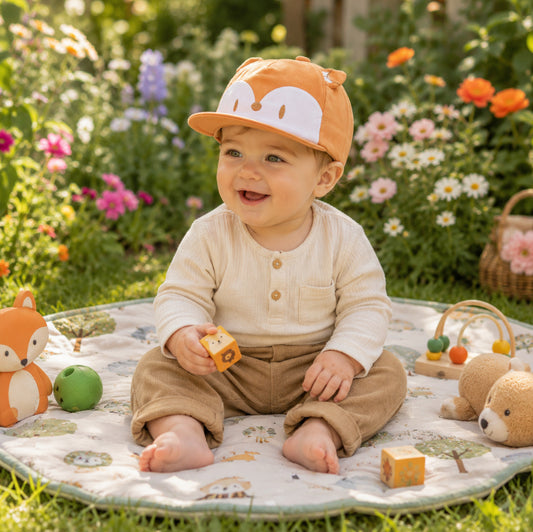 Casquette Enfant Renard 0-3 ans | Tour de tête 46cm à 48cm