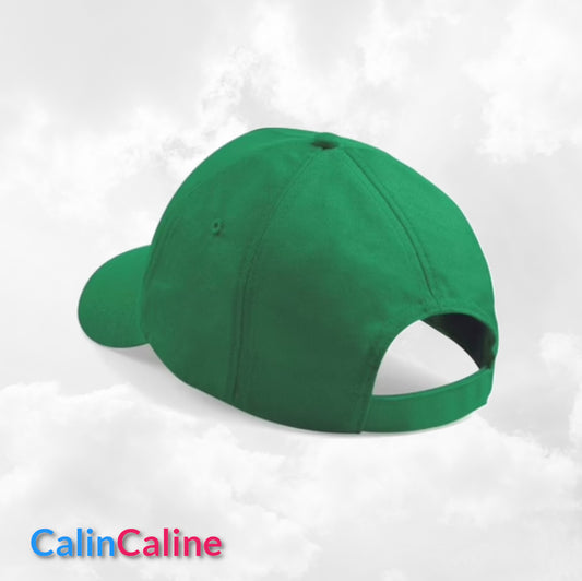 Casquette Enfant Personnalisée | Vert Prairie | Tour de tête 50cm à 62cm
