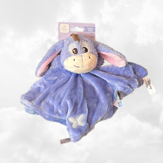 Doudou Plat Disney Bourriquet Violet 28cm | A personnaliser