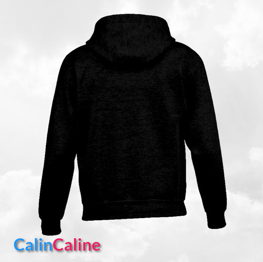 Hoodies Enfant Noir A Capuche | 3-4 ans XS | Broderie Personnalisée