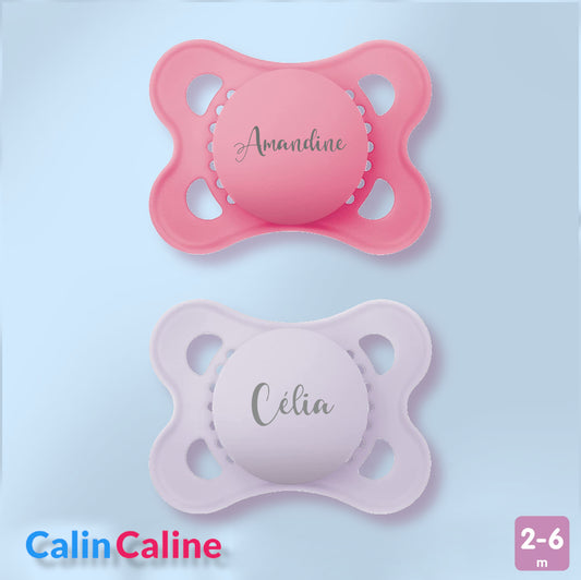 2 Sucettes MAM PURE personnalisées | 2-6 mois | 100% Durable