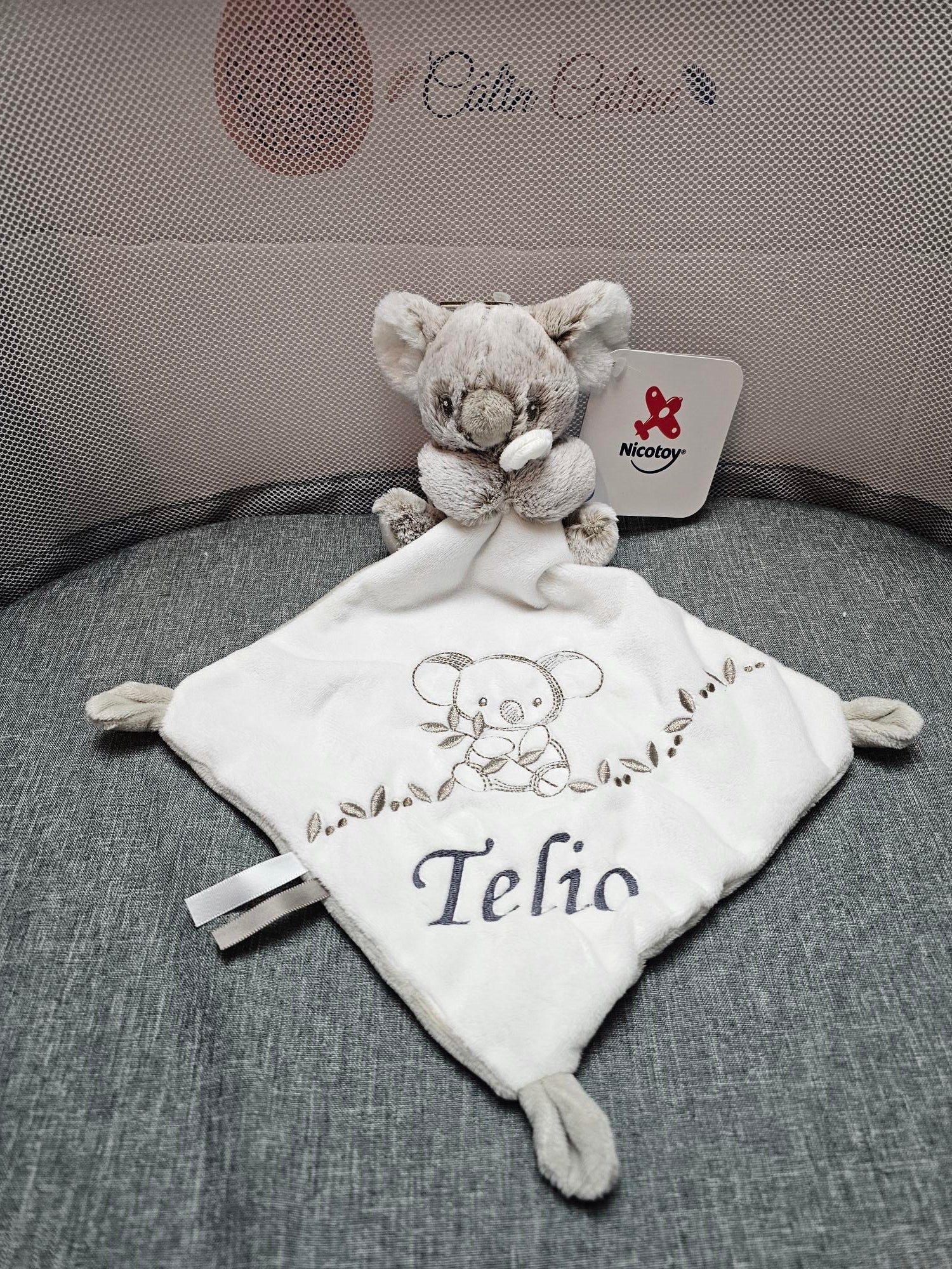 Doudou Nola le koala Personnalisé | NicoToy - Calincaline.be