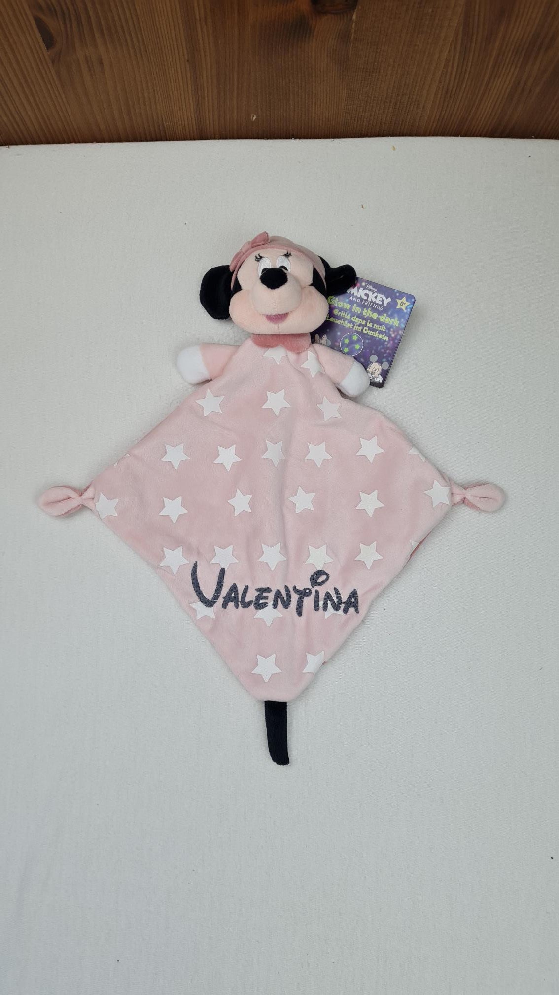 Doudou Disney Minnie Phosphorescent Personnalisé | Good Night