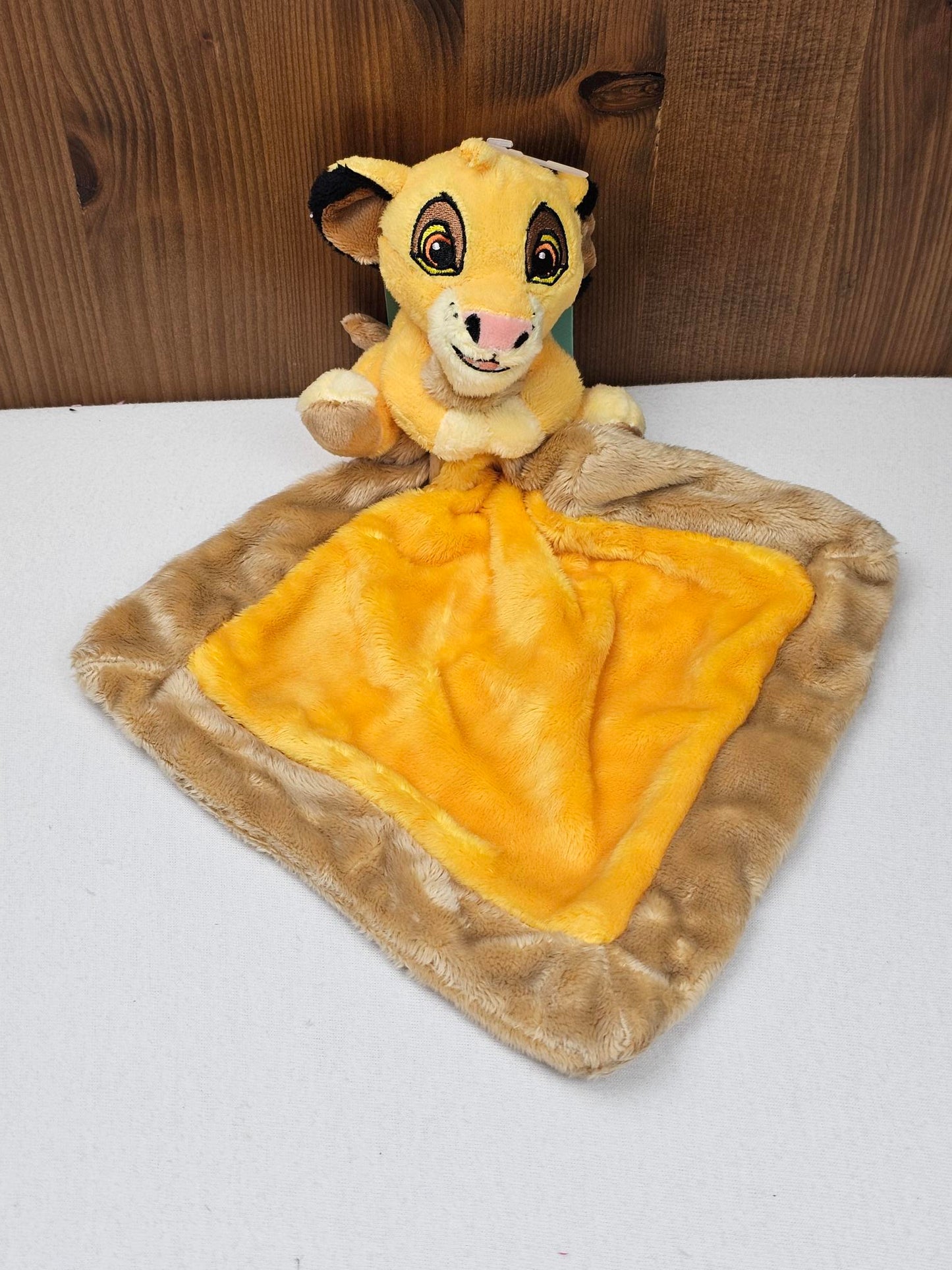 Doudou Mouchoir Disney Simba Safari 21cm | Avec prénom brodé