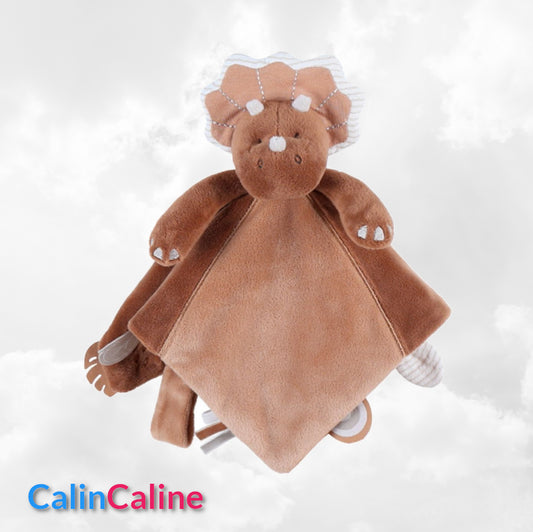 Doudou Noukies Stegi Ops Cannelle | Avec prénom brodé