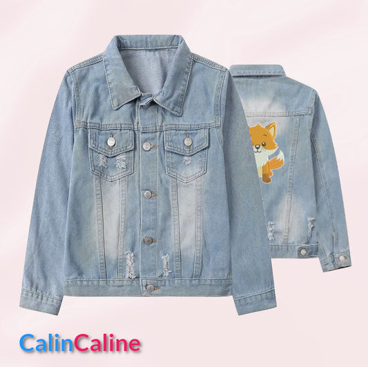 Veste en Jeans Enfant Bleu Clair | 3-4 ans