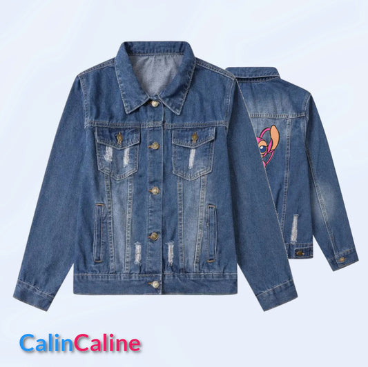 Veste en Jeans Enfant Bleu Foncé | 7-8 ans