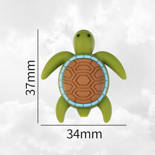 Attache Sucette A Perles En Silicone | Prénom Personnalisée | Tortue de Mer