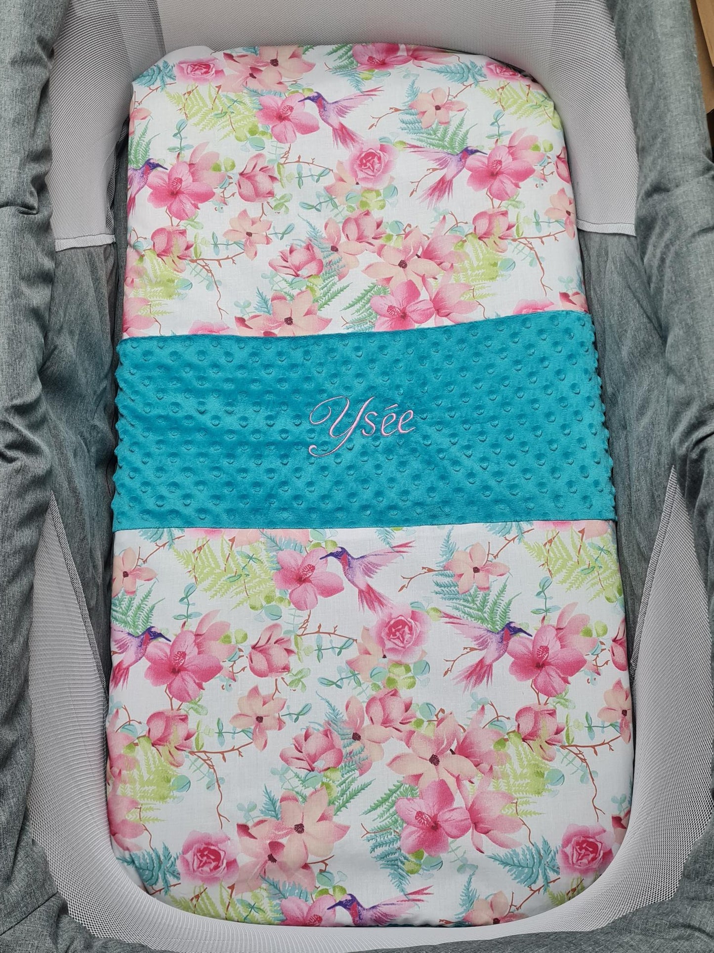 Couverture Personnalisée Fille - Modèle 2 - 70cm x 95cm - Calincaline.be
