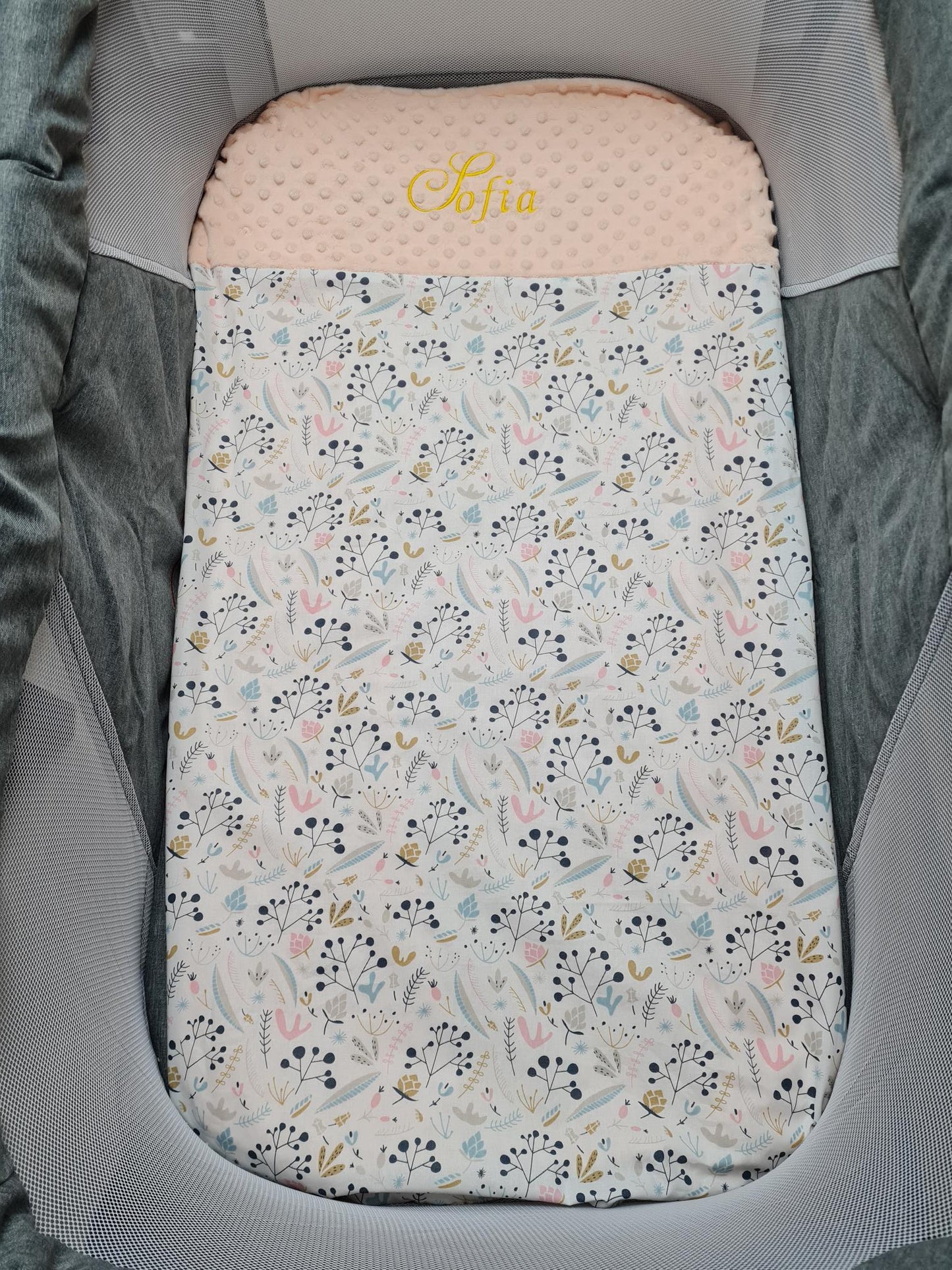 Couverture Personnalisée Fille 70cm x 95cm pour 0-3 ans - Calincaline.be