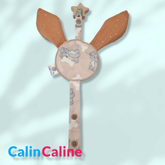 Attache tétine Belle et le Clochard