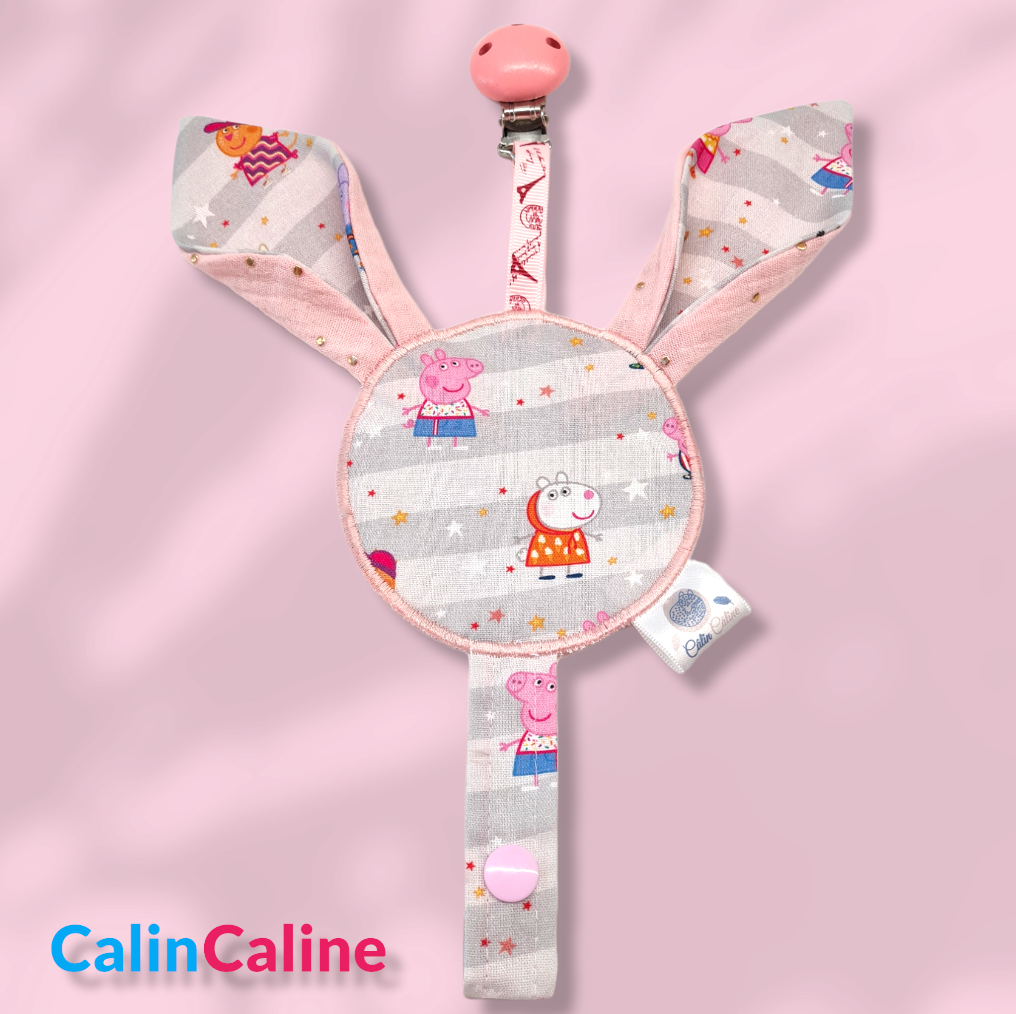 Attache tétine Peppa Pig