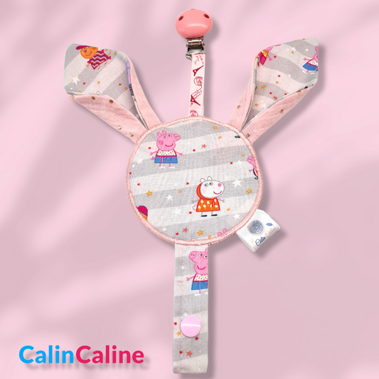 Attache tétine Peppa Pig