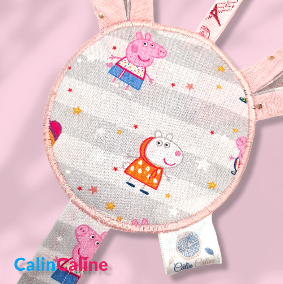 Attache tétine Peppa Pig