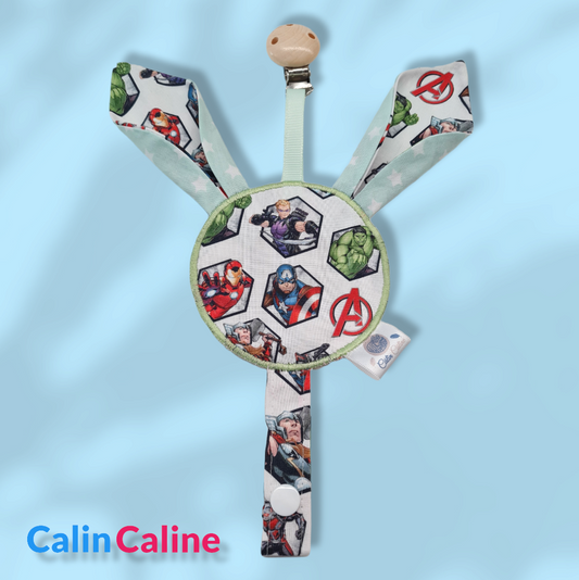 Attache tétine Avengers